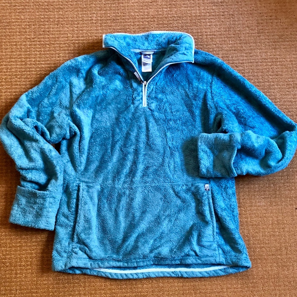 North face quarter zip fleece jacket